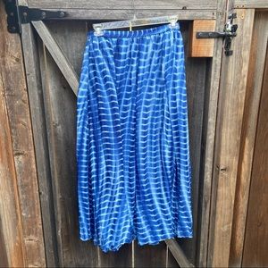 flint & moss New York Blue Maxi Skirt